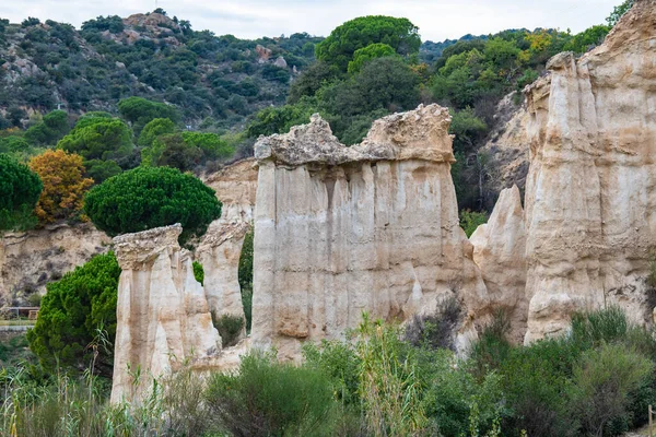 Les Orgues Ille sur Tet, Pyrenees Orientales, Languedoc Roussillon, Fransa