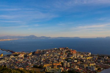 İtalya, Campania, Napoli, UNESCO tarafından Dünya Mirası olarak sınıflandırılan tarihi merkez, kentin genel görünümü