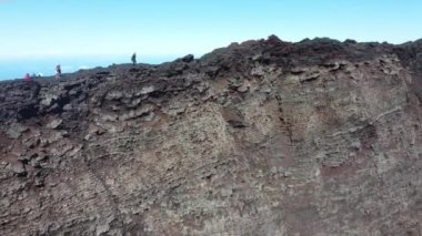 Piton de la Fournaise, Buluşma, Buluşma Adası, yüksek kaliteli 4K görüntü