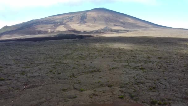 Piton Fournaise Riunione Isola Della Riunione Filmati Alta Qualità — Video Stock