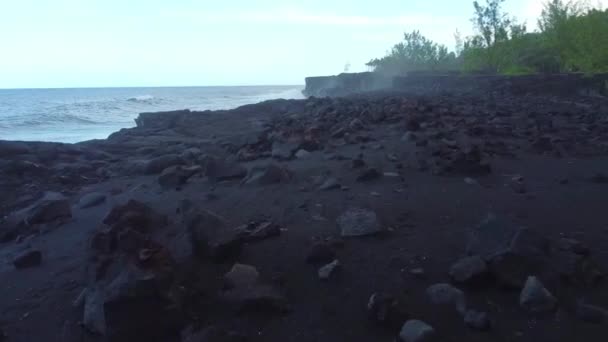 Saint Philippe Reunion Rocce Del Giardino Vulcanico Sull Isola Della — Video Stock