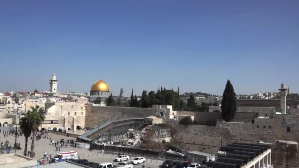 Old city of Jerusalem — Stock Video