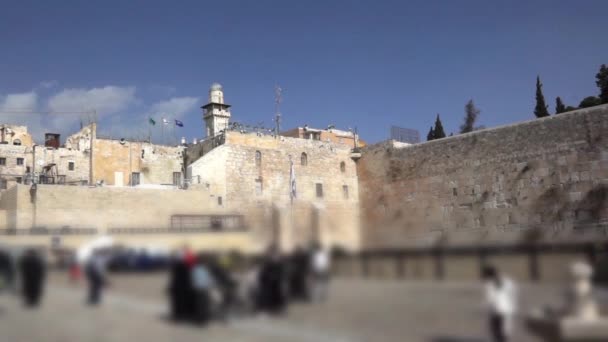 Jerusalems Altstadt — Stockvideo