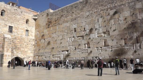 Старый город Иерусалим — стоковое видео