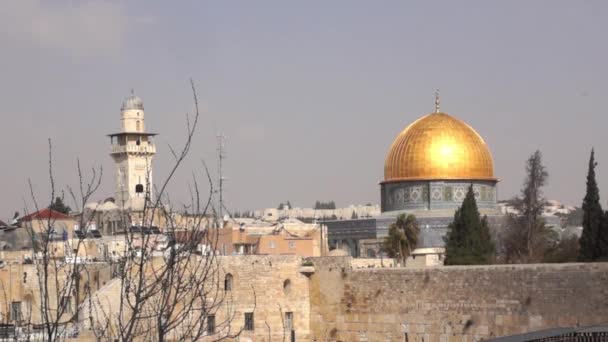 Old city of Jerusalem — Stock Video