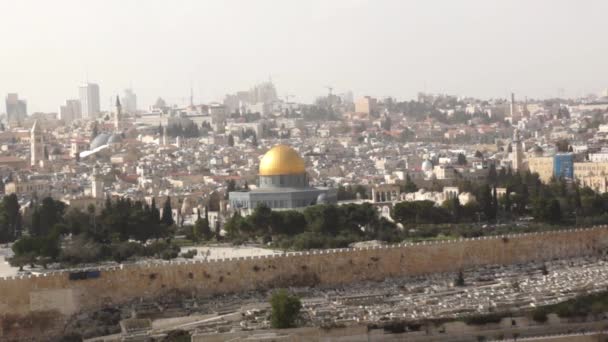 Old city of Jerusalem — Stock Video