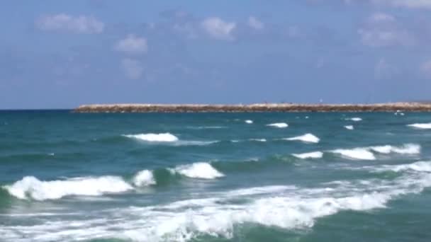 Olas de mar — Vídeos de Stock