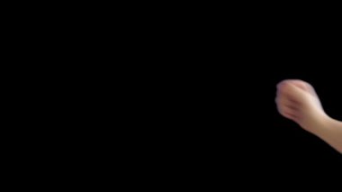 parmak ile işaret eli yapmak