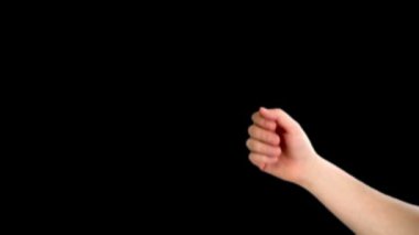 Erkek el basın düğmeye