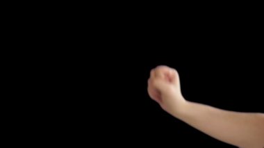 Erkek el basın düğmeye