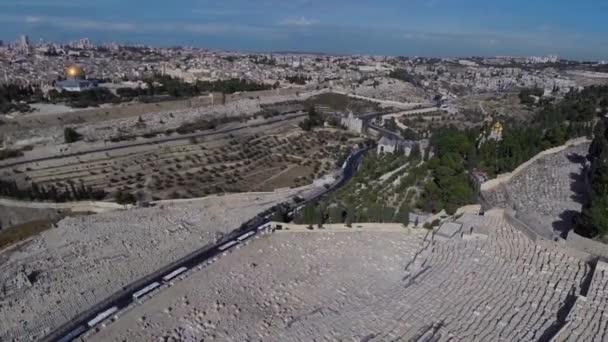 Batı Kudüs uçuş — Stok video
