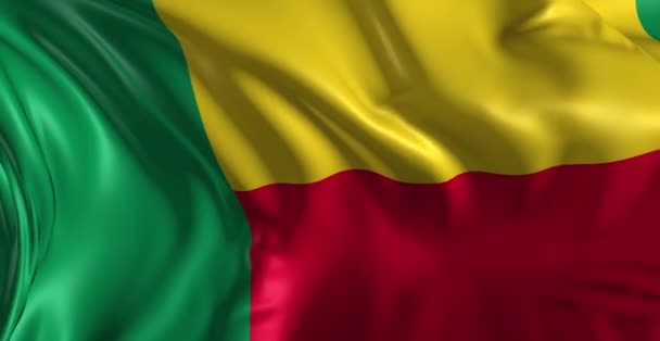 Flag of Benin — Stock Video