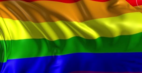 Флаг гей-сообщества — стоковое видео