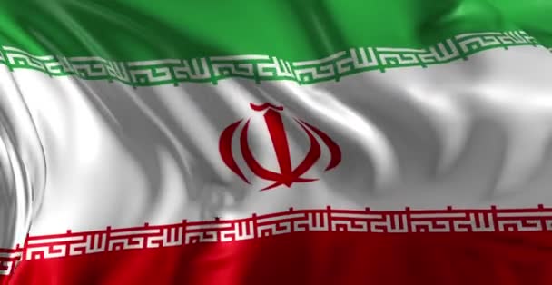 Bendera Iran — Stok Video