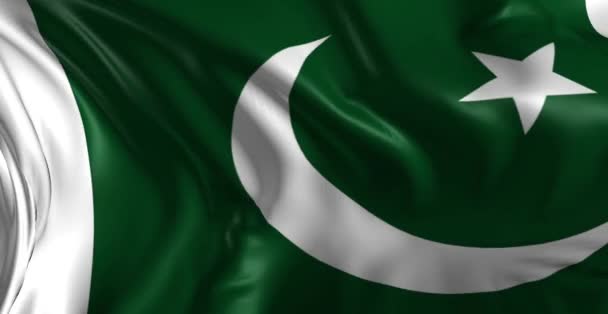 Bandera de Pakistan — Vídeos de Stock