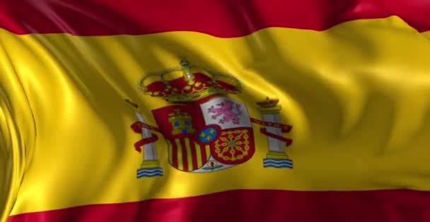 Flag of Spain — Stock Video