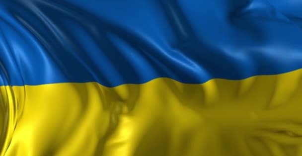 Vlajka Ukrajiny — Stock video