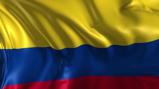 Bandera de Colombia — Vídeo de stock