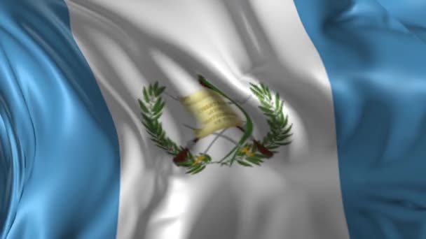 Bandera de Guatemala — Vídeos de Stock