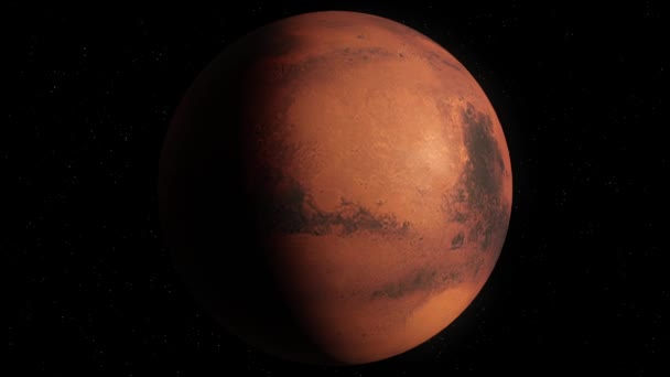 Planeten mars — Stockvideo