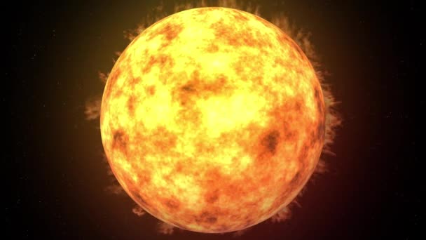 太陽のアニメーション — ストック動画