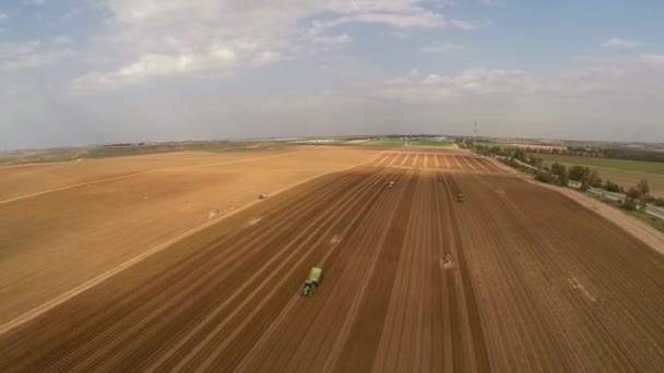 Vista panorámica del campo — Vídeo de stock