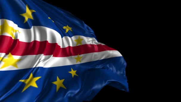 Bandera de Cape Verde — Vídeos de Stock