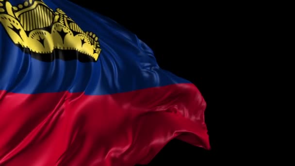 Liechtenstein zászlaja — Stock videók