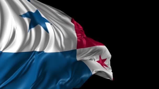 Флаг Панамы — стоковое видео