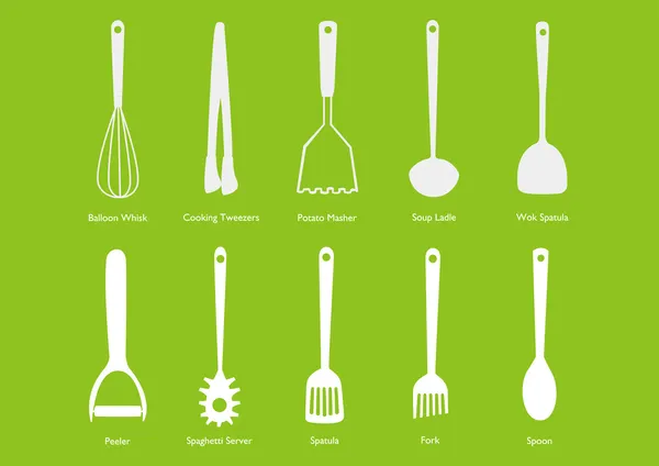 Набор икон - Kitchen Tools — стоковый вектор
