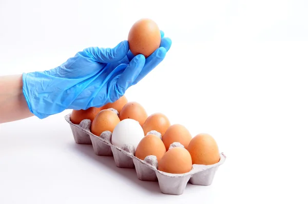 Eggs review — Stock Photo, Image