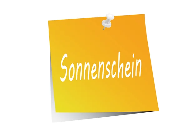 Sonnenschein — Stockfoto