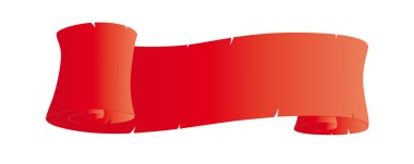 Antik kaydırma şeklinde konuşma balonu