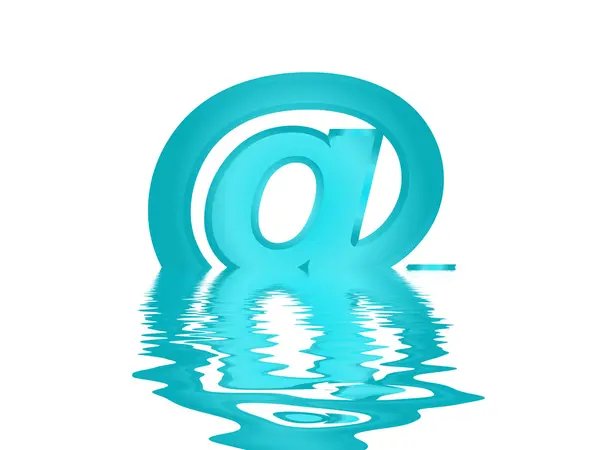 At-Symbol. E-Mail. Postfach — Stockfoto