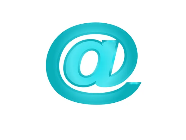 At-Symbol. E-Mail. Postfach — Stockfoto