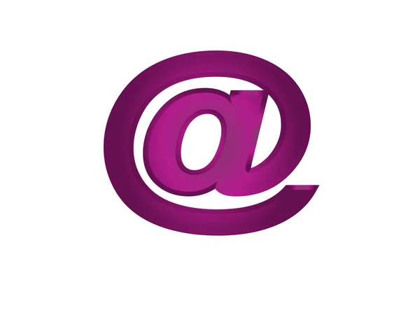Op-symbool. e-mailberichten. Postfach — Stockfoto