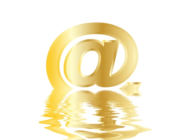A-Simbolo. E-mail. Postfach — Foto Stock