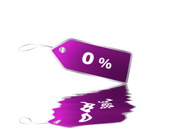 Zero por cento, — Fotografia de Stock
