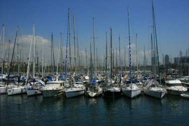 Luxery yat limanında