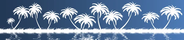 Caribische palmen — Stockfoto