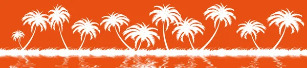 Palmy karaibskie — Zdjęcie stockowe