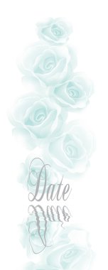 Valentine Card, with hearts and banner