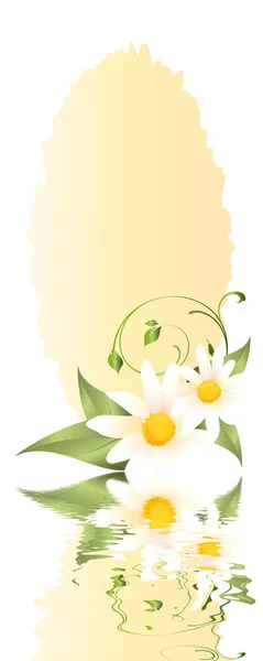 Tervehdys kortti kukkia — kuvapankkivalokuva