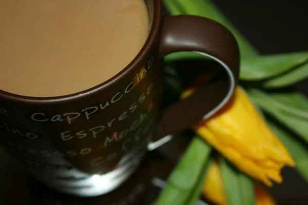 Latte káva — Stock fotografie