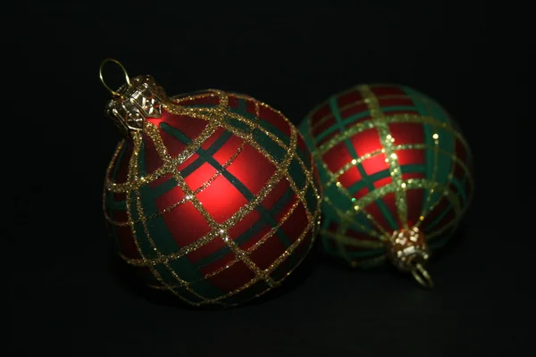 Boules de Noël rouges — Photo