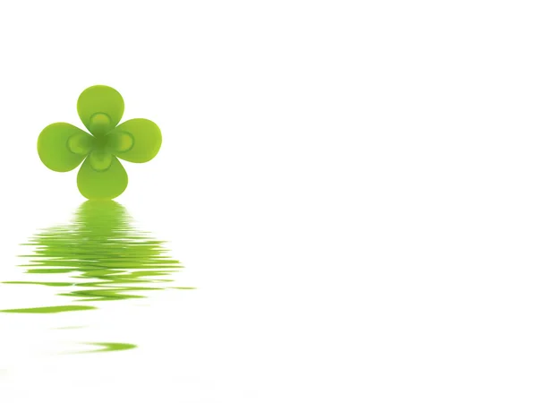 Good luck clover background — Stock Photo, Image