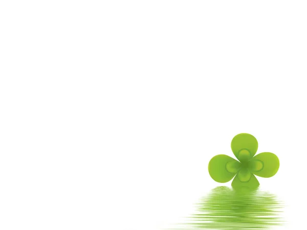 Good luck clover background — Stock Photo, Image