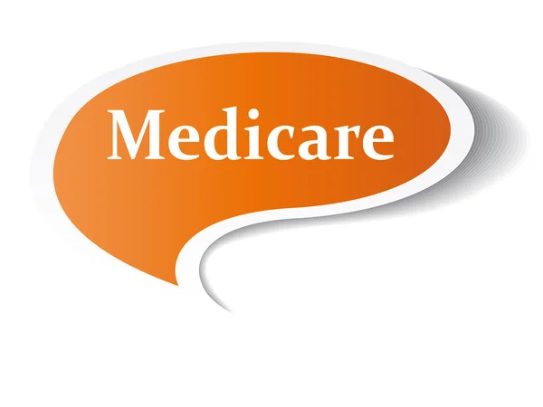 Medicare-Sprechblase — Stockfoto