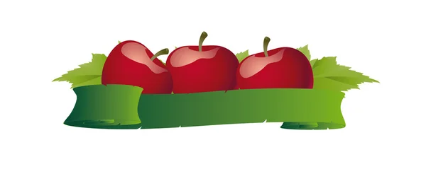 Červené jablko pozadí — Stock fotografie