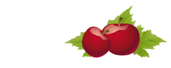 Червоне яблуко фону — стокове фото
